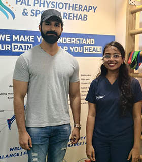 Dr. Bhuvana with Sanjeev Reddy