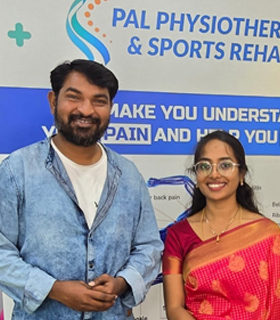 Dr. Bhuvana with Jabardasth Babu
