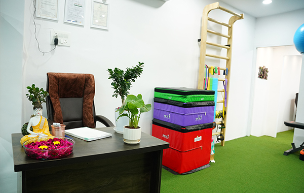Reception Area at PAL Physiotherapy Kondapur