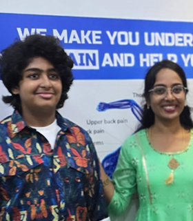 Dr. Bhuvana with Lucky Star